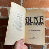 Dune - Frank Herbert - 1984 Berkeley Books Paperback - Movie Tie In Cover