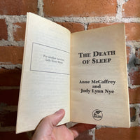 The Death of Sleep - Anne McCaffrey & Jody Lynn Nye - 1993 Baen Books Paperback - Stephen Hickman Cover
