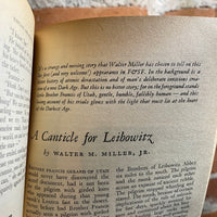 A Canticle for Leibowitz  - Fantasy & Science Fiction Magazine April 1955 -  Chesley Bonestell Cover - RARE Edition
