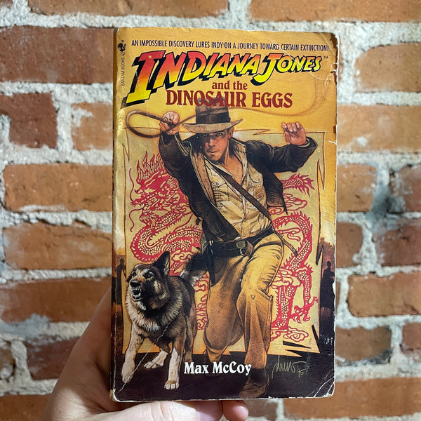 Indiana Jones and the Dinosaur Eggs - Max McCoy - 1996 Bantam Books Paperback