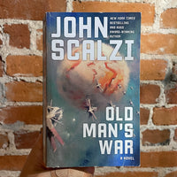 Old Man's War - John Scalzi - Signed 2007 Tor Books Paperback - John Harris Cover