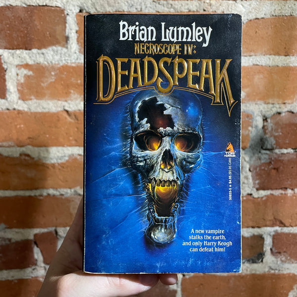 Necroscope IV: Deadspeak- Brian Lumley - 1990 Tor Books Paperback - Bob Eggleton Cover