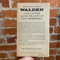 Walden & Civil Disobedience - Henry David Thoreau - 1960 29th Signet Books Paperback