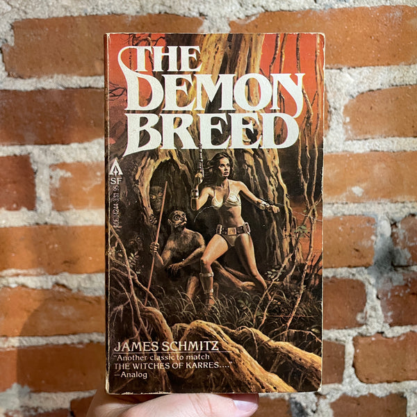 The Demon Breed - James H. Schmitz - Ace Books Paperback - Bob Adragna Cover