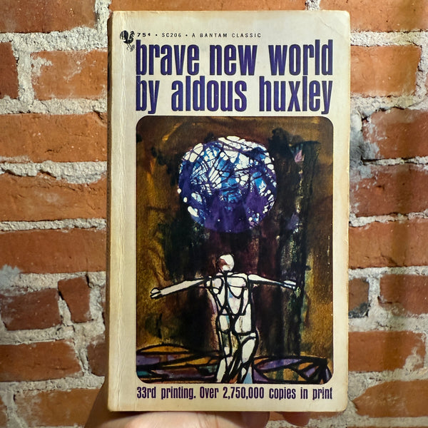 Brave New World - Aldous Huxley 1967 39th Printing Bantam Paperback - Lynn Sweat Cover