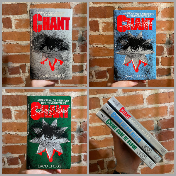 Chant / Silent Killer / Code of Blood Trilogy - David Cross - Jove Books Paperback Bundle