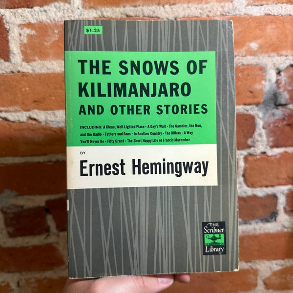 The Snows of Kilimanjaro and Other Stories  - Ernest Hemingway - 1964 Scribners Trade Paperback