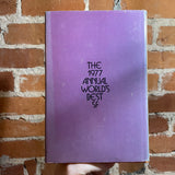 The 1977 Annual World’s Best SF - Edited by Donald A. Wollheim - Hardback - Richard V. Corben Cover - (Tiptree & Russ)