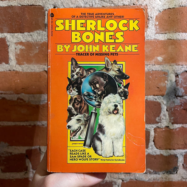 Sherlock Bones: Tracer of Missing Pets - John Keane - 1980 Avon Books Paperback