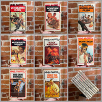 Ninja Master #1-8 - Wade Barker - Warner Books Paperback Bundle