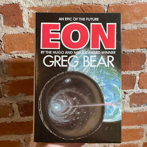 Eon - Greg Bear - 1985 Blue Jay Books Hardcover - Ron Miller Cover