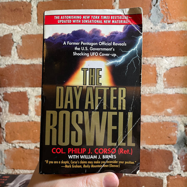 The Day After Roswell - Col. Philip J. Corso & William J. Birnes - 1998 Pocket Books Paperback