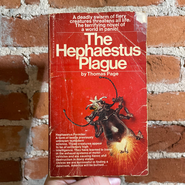 The Hephaestus Plague - Thomas Page - 1975 Bantam Books Paperback