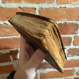 The Communicant’s Companion; or, Instructions and Helps for the Right Receiving of the Lord’s Supper - Matthew Henry - 1747 Glasgow Antique Leatherbound Religious Manual