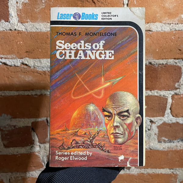 Seeds of Change - Thomas F. Monteleone - Laser Books Paperback - Frank Kelly Freas Cover