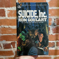 Suicide, Inc. - Ron Goulart - 1985 Berkley Books Paperback - James Warhola Cover