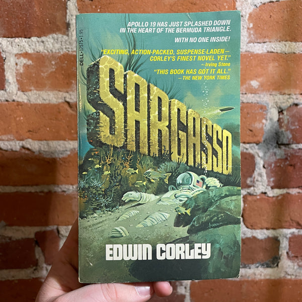 Sargasso - Edwin Corley - 1977 1st Dell Books Paperback - Paul Alexander Cover