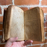 The Communicant’s Companion; or, Instructions and Helps for the Right Receiving of the Lord’s Supper - Matthew Henry - 1747 Glasgow Antique Leatherbound Religious Manual