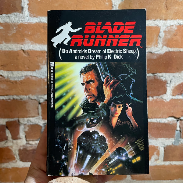 Blade Runner - Philip K. Dick - 1982 Movie Tie In Paperback Novel - Red Silhouette