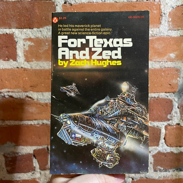 For Texas and Zed - Zach Hughes - 1976 Popular Library Paperback - Paul Rivoche Cover