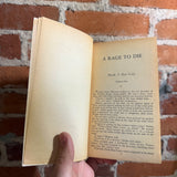 A Rage To Die - Richard Jessup - 1955 1st Gold Medal Books Paperback - Mitchel Hooks Cover