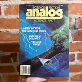 The Integral Trees (Part 1) - Larry Niven - Analog Science Fiction and Fact Oct. 1983 - Vincent Di Fate Cover
