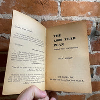 The 1,000-Year Plan (Foundation) - Isaac Asimov / No World of their Own 1955 Ace Double Paperback