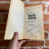 Winter Scream - Chris Curry & Lisa Dean - 1991 SIGNED Pocket Books Paperback