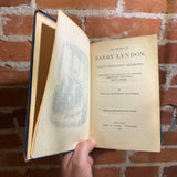 The Memoirs of Barry Lyndon, Great Hoggarty Diamond - William Makepeace Thackeray - 1885 Illustrated Library Edition John B. Alden Hardback