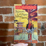 Scissors Cut Paper Wrap Stone - Ian McDonald - 1994 Bantam Books Paperback - Stephen Youll Cover