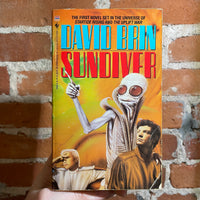 Sundiver - David Brin - 1981  Bantam Paperback - Jim Burns Cover