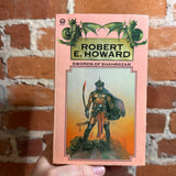 Swords of Shahrazar - Robert E. Howard - 1976 Orbit Books Paperback - Chris Achilleos Cover