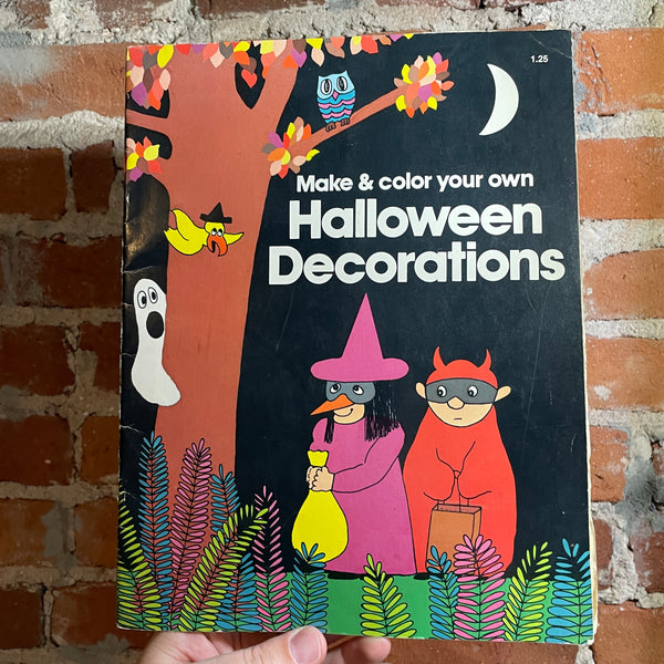 Make & Color Your Own Halloween Decorations - Jill E. Osborne - 1981 Watermill Press