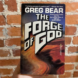 The Forge of God - Greg Bear - 1988 Tor Books Paperback - Alan Guiterrez Cover