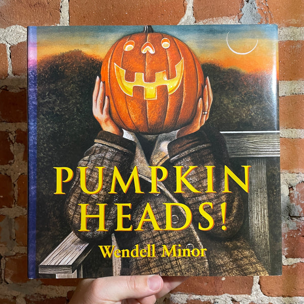 Pumpkin Heads! Wendell Minor - 2000 Blue Sky Press Hardback