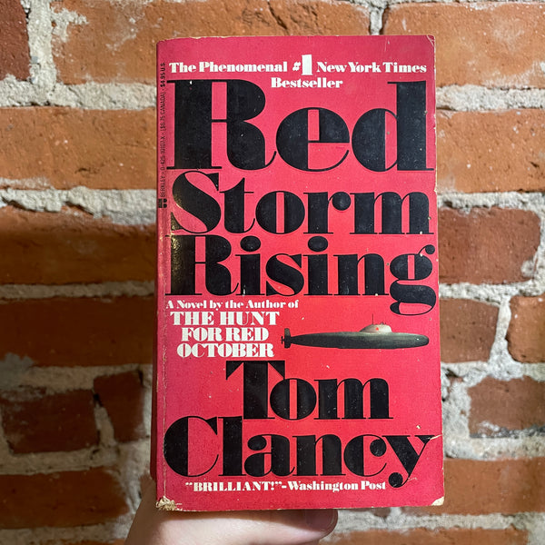 Red Rising Tom Clancy Red Storm Rising - Tom Clancy - 1987 Berkley Books Paperback Edition ...