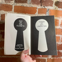 Out of the Closets: Voices of Gay Liberation - Edited by Karla Jay & Allen Young - 1972 Douglas Links Paperback