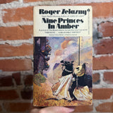 Nine Princes in Amber - Roger Zelazny - 1972 5th Avon Books Paperback - Jeff Jones Cover