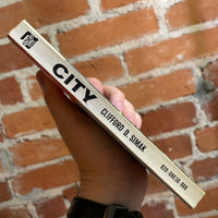 City - Clifford D. Simak - 1952 Ace Books Paperback - Ed Valigursky Cover