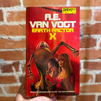 Earth Factor X - A.E. van Vogt - 1976 Daw Books Paperback - Deane Cate Cover