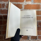 Conundrum: From James to Jan - An Extraordinary Personal Narrative of Transsexualism - Jan Morris 1974 Harcourt Brace Jovanovich, Inc. Hardback