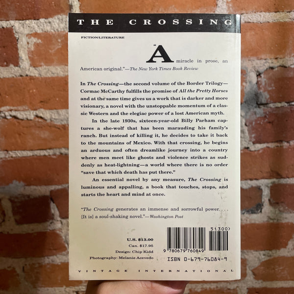thumbnail image 2 of The Crossing By Cormac McCarthy – Hardcover – Acceptable Condition – The Border Trilogy Book 2 2 of 4