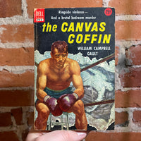 The Canvas Coffin - William Campbell Gault - 1953 Dell Books Paperback - Bill George Cover