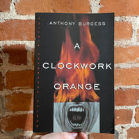 A Clockwork Orange - Anthony Burgess - 1986 Norton Books Paperback - Robert Longo Cover
