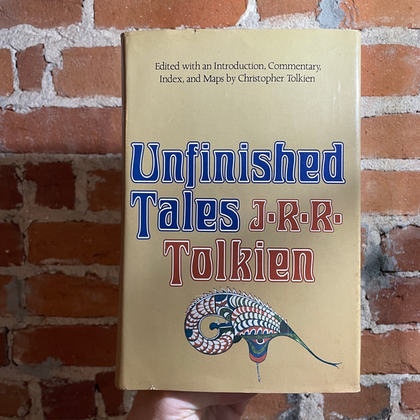 Unfinished Tales of Númenor and Middle-Earth -  J.R.R. Tolkien, Christopher Tolkien - 1980 Houghton Mifflin 1st Hardback w Map