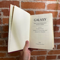 Galaxy: Thirty Years of Innovative Science Fiction - 1980 BCE Playboy Press Hardback - Tommy Soloski Cover GC V19