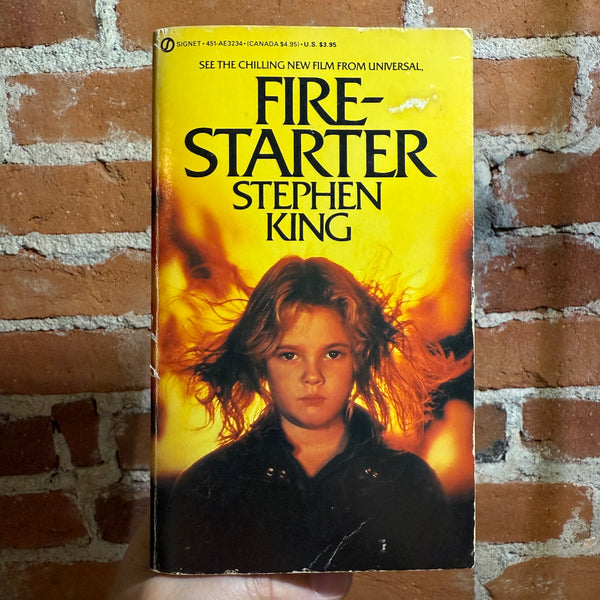 Firestarter - Stephen King - 1981 9th Signet Books Paperback - Drew Barrymore Movie Tie-In