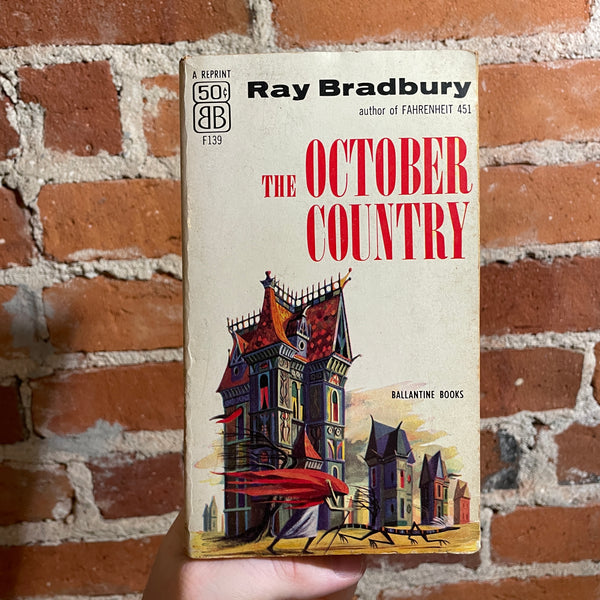The October Country - Ray Bradbury - 1956 Ballantine Books Paperback - Joseph Mugnaini Cover