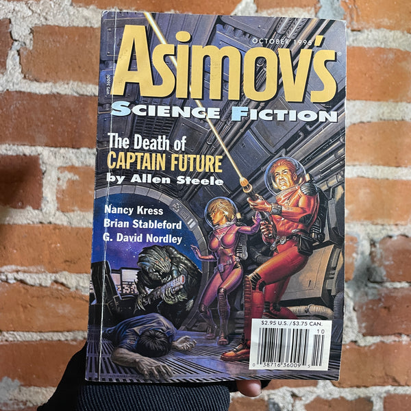 The Death of Captain Future - Allen Steele - Asimov’s Science Fiction Magazine Oct. 1995 - Todd Lockwood Cover