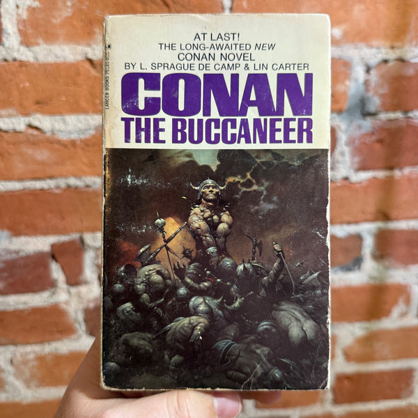 Conan the Buccaneer - L. Sprague de Camp & Lin Carter - 1971 Lancer Books Paperback - Frank Frazetta Cover